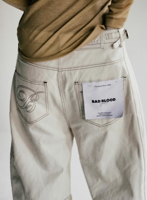 BADBLOOD ワイドレッグ ジーンズ Charlie Barrel Jeans｜MIRISE 