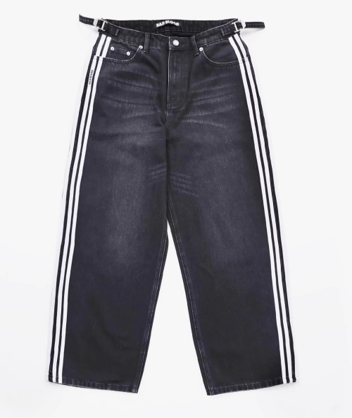 【BADBLOOD】Billy Track Jeans Baggy Blue デニム ジーンズ BADBLOOD♥ Billy Track Jeans Baggy Fit /追跡付 (BADBLOOD