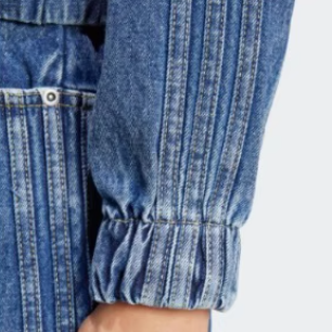 adidas originals クロップド デニムジャケット PRM ESSENTIAL