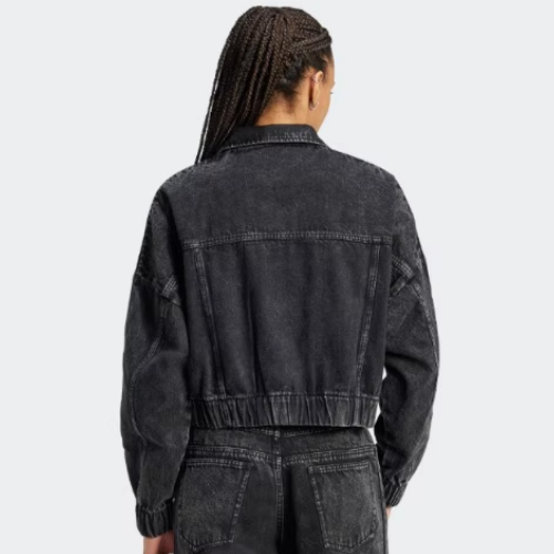 adidas originals クロップド デニムジャケット PRM ESSENTIAL