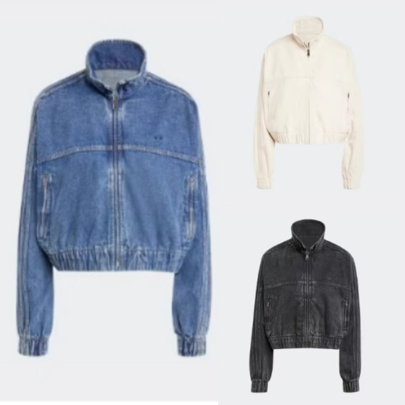 納得できる割引 adidas originals ESSENTIAL PRM デニムジャケット クロップド ジャケット・アウター