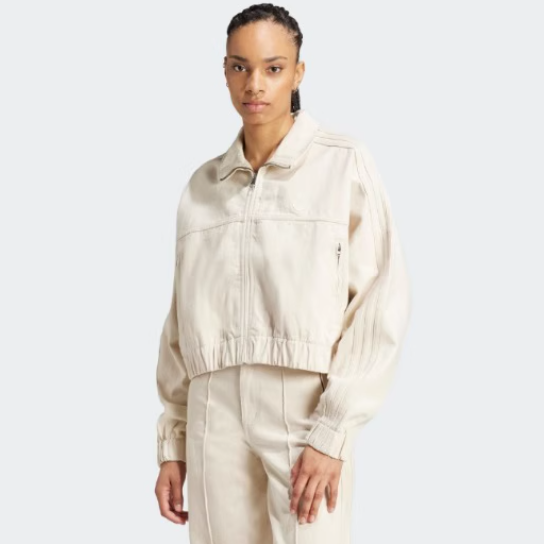 adidas originals クロップド デニムジャケット PRM ESSENTIAL