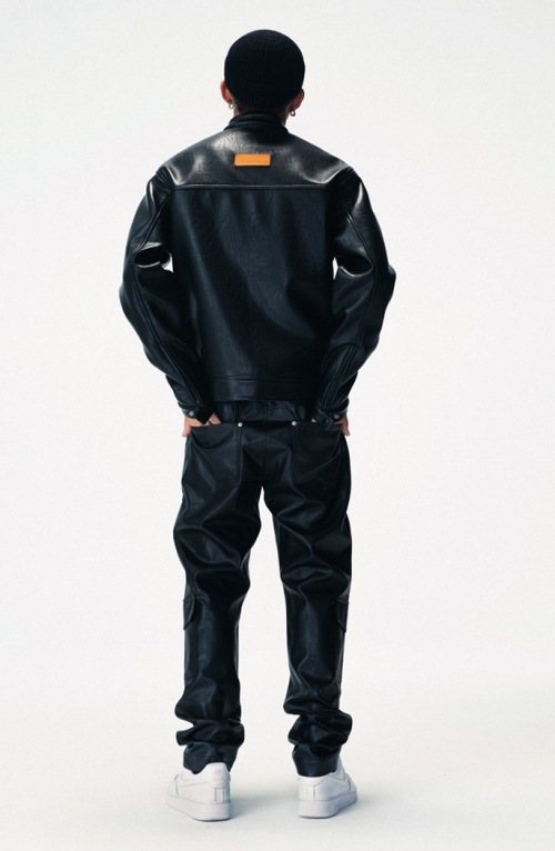 ANTIDOTE ロゴパッチ フェイクレザージャケット｜MIRISE(ミライズ)公式通販