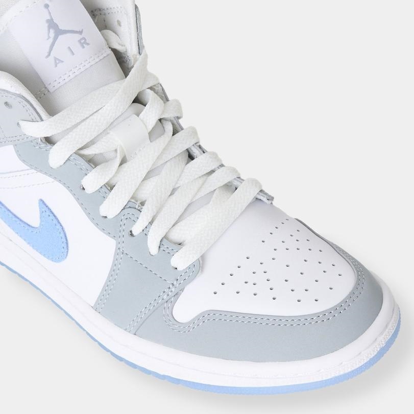 入手困難 Nike WMNS AIR JORDAN 1 MID WOLF GREY BQ6472-105｜MIRISE