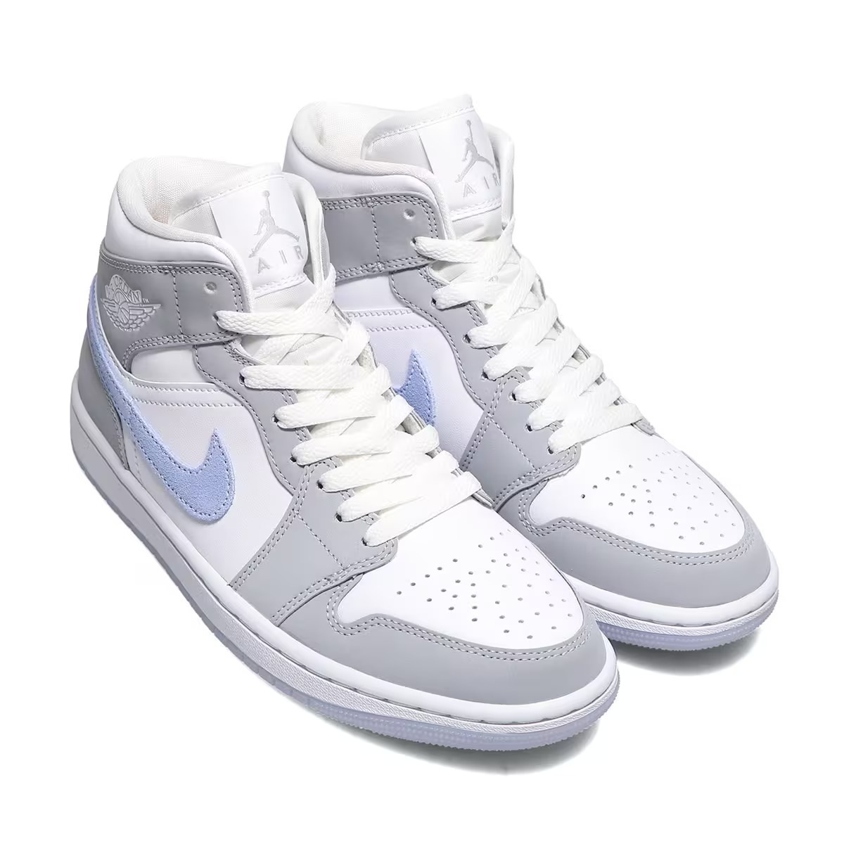 入手困難 Nike WMNS AIR JORDAN 1 MID WOLF GREY BQ6472-105｜MIRISE 
