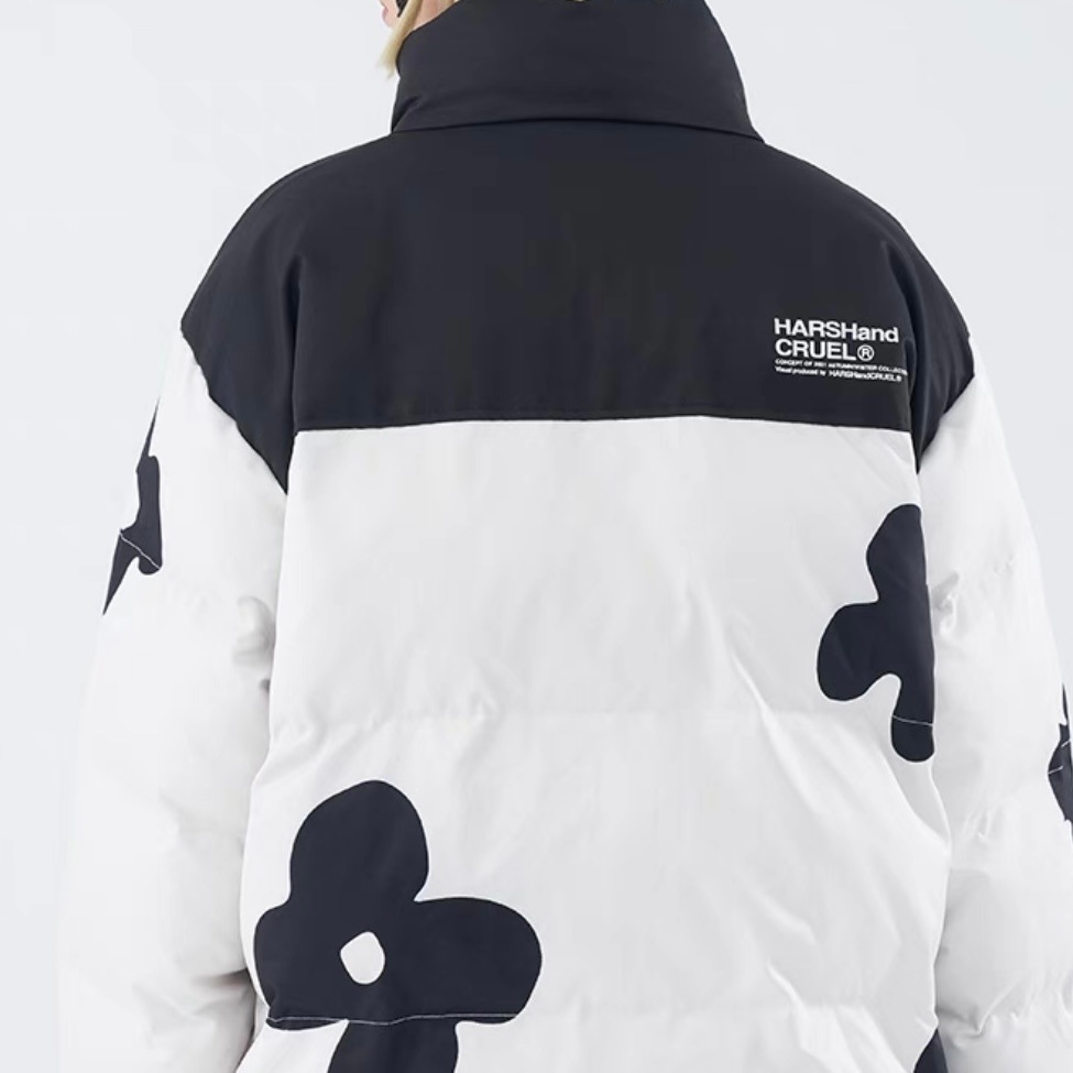 HARSH AND CRUEL フラワープリント ダウンジャケット｜MIRISE(ミライズ