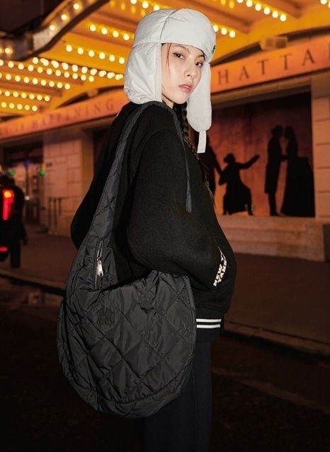 MLB Korea QUILTED HOBO BAG LARGE ラージ ホーボーバッグ