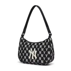 【韓国MLBKorea】クラシックモノグラムジャカードホーボーバッグ MLB Korea MONOGRAM JACQUARD HOBO BAG ジャカード ホーボー