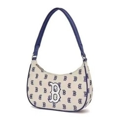 人気【MLB】Classic Monogramジャカードホーボーバッグ MLB Korea MONOGRAM JACQUARD HOBO BAG ジャカード ホーボー