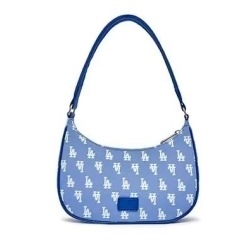 韓国MLB■モノグラム ジャカード ホボバック NY■送料込 MLB Korea MONOGRAM JACQUARD HOBO BAG ジャカード ホーボー