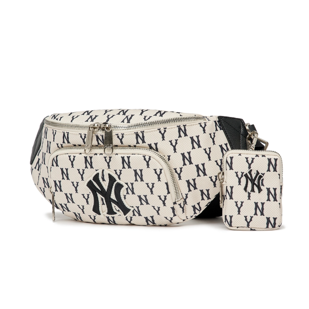 バッグ・カバンその他 [MLB KOREA] Classic Monogram Hip Sack MLB Korea MONOGRAM HIP SACK クロスボディ ウエストバッグ