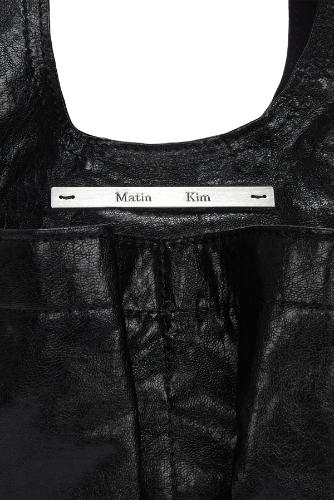 MATIN KIM 新作 トートバッグ DOUBLE POCKET WRINKLE TOTE BAG