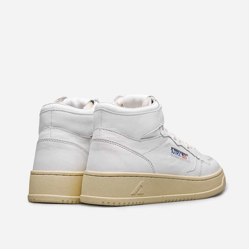 AUTRY MEDALIST MID ハイカット スニーカー ホワイト AUMM-LL15