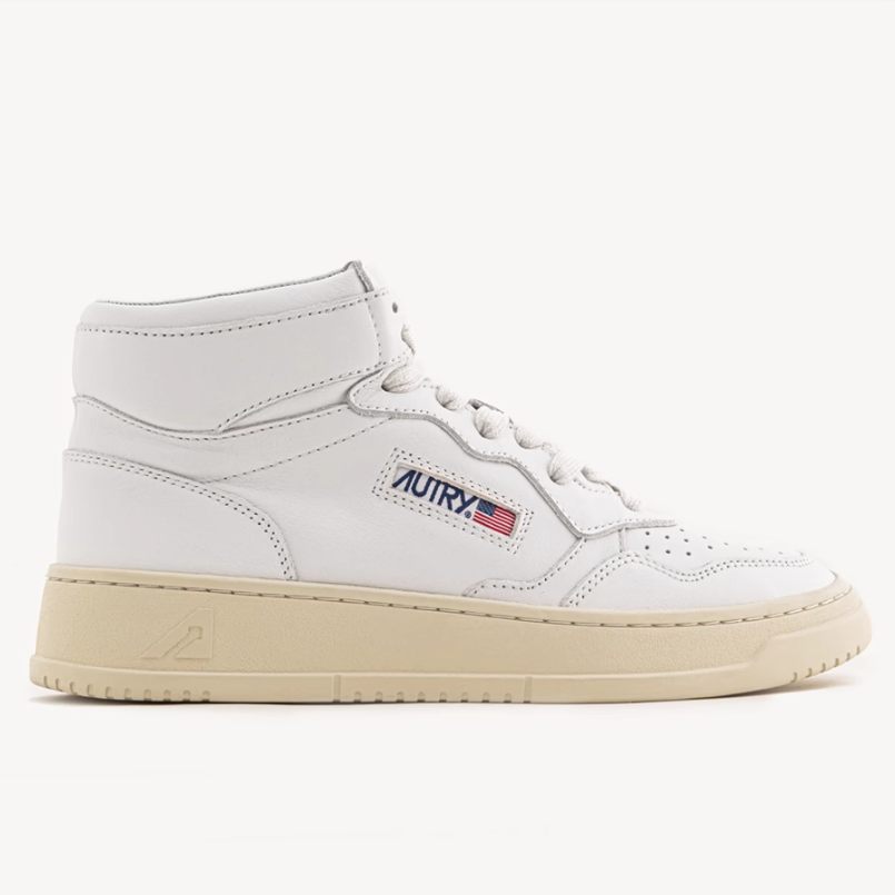 AUTRY MEDALIST MID ハイカット スニーカー ホワイト AUMM-LL15