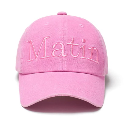 MATIN KIM ボールキャップ MATIN LOGO WASHED BALL CAP｜MIRISE