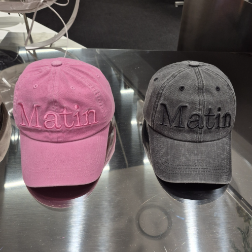 MATIN KIM ボールキャップ MATIN LOGO WASHED BALL CAP|MIRISE MATIN KIM ボールキャップ MATIN LOGO WASHED BALL CAP|MIRISE