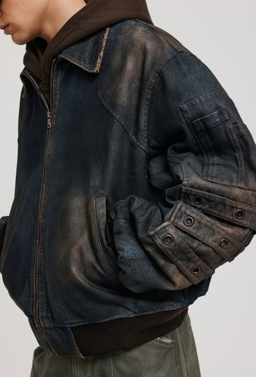 ANTIDOTE ヘビーコットン ヴィンテージ デニムジャケット｜MIRISE