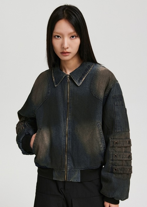 翌日発送 ANTIDOTE スタッズ付きダークデニムジャケット ANTIDOTE ヘビーコットン ヴィンテージ デニムジャケット｜MIRISE