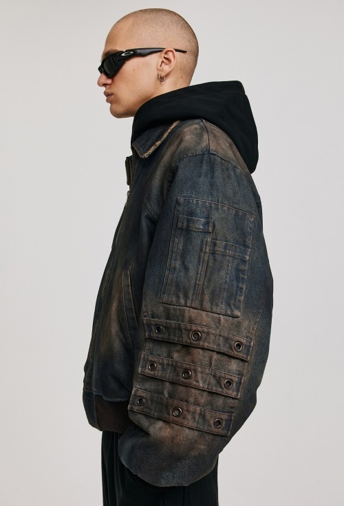 翌日発送 ANTIDOTE スタッズ付きダークデニムジャケット ANTIDOTE ヘビーコットン ヴィンテージ デニムジャケット｜MIRISE