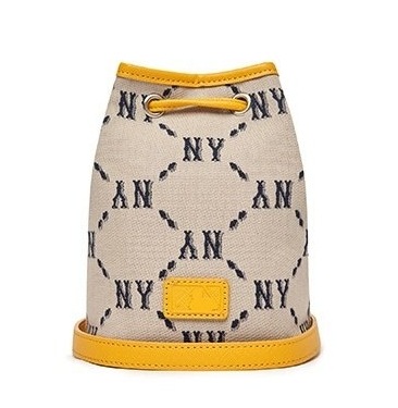 MLB Korea DIA MONOGRAM JACQUARD MINI BUCKET BAG ミニバケット
