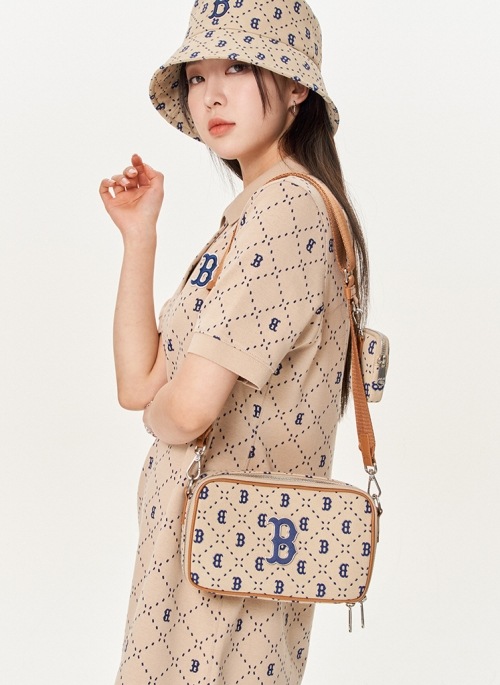 MLB Korea DIA MONOGRAM JACQUARD CROSS BAG ジャカード クロス