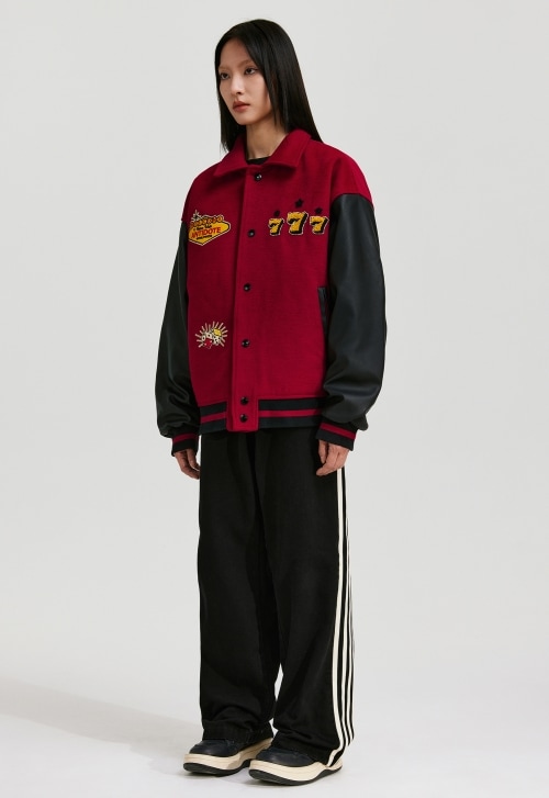 ANTIDOTE スタジャン 777 ウールブレンド スタジアムジャケット