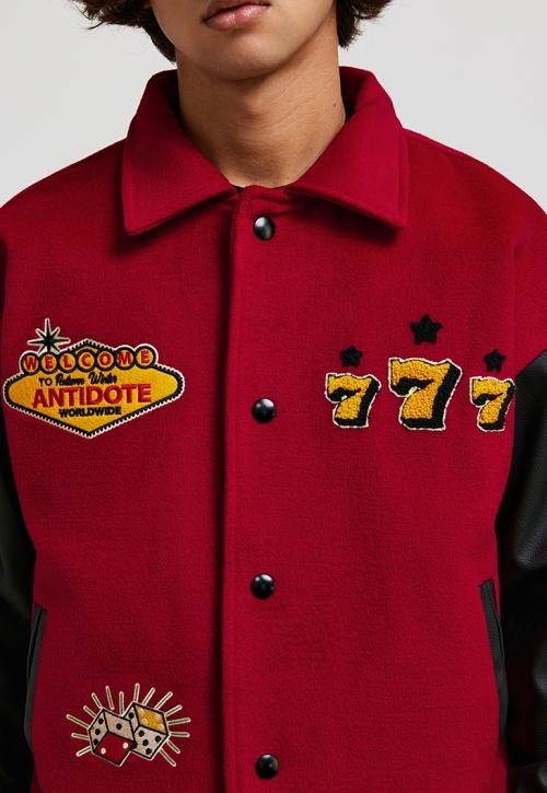 ANTIDOTE スタジャン 777 ウールブレンド スタジアムジャケット