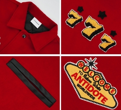 ANTIDOTE スタジャン 777 ウールブレンド スタジアムジャケット ANTIDOTE スタジャン 777 ウールブレンド スタジアムジャケット