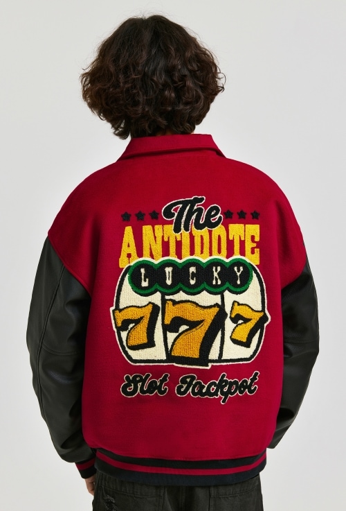 ANTIDOTE スタジャン 777 ウールブレンド スタジアムジャケット