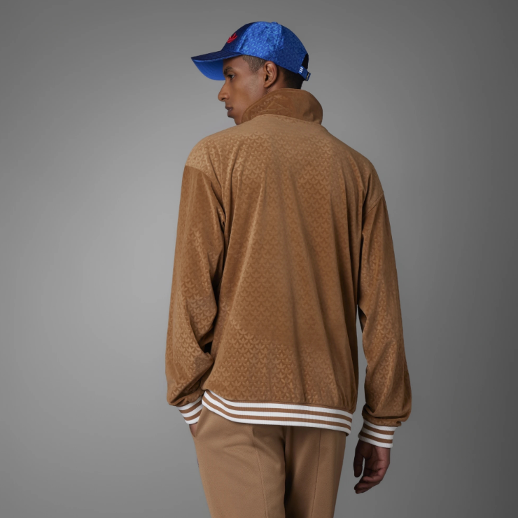 XL アディダス　オリジナルス アディカラー　ヘリテージ　ファンネル ベロア 国内完売 adidas originals ADICOLOR HERITAGE ファンネル