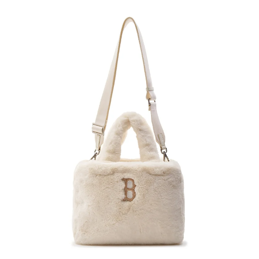 MLB Korea BASIC FUR TOTE BAG ファー トートバッグ 3AORS0536-43BGL