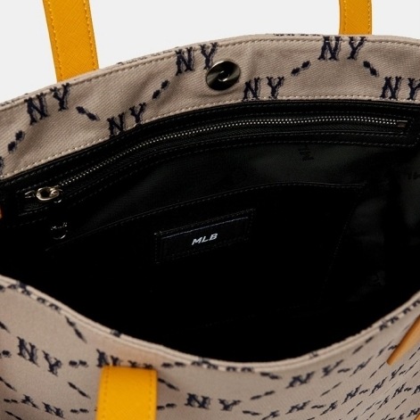 MLB Korea MONOGRAM DIAMOND JACKQUARD TOTE BAG キャンバス トート