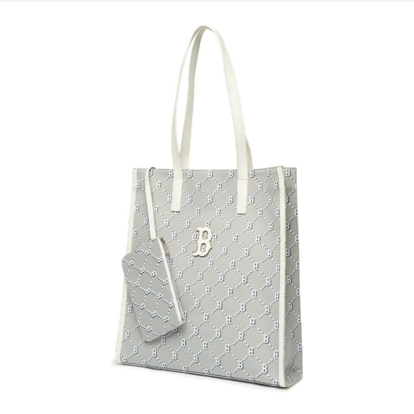 MLB Korea MONOGRAM DIAMOND JACKQUARD TOTE BAG キャンバス