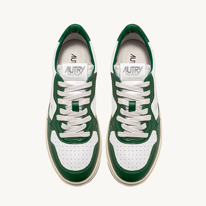 AUTRY MEDALIST ローカット スニーカー グリーン AULW-WB03｜MIRISE