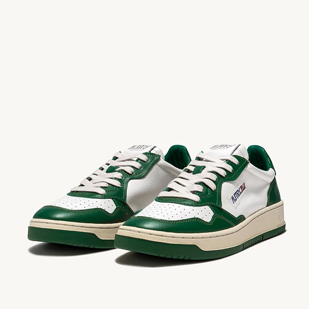 AUTRY MEDALIST ローカット スニーカー グリーン AULW-WB03