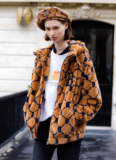 MLB Korea AESPA着用 ボア フリースジャケット ECO FUR JUMPER