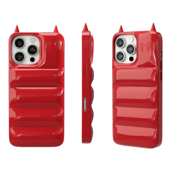 Urban Sophistication iPhoneケース13.14.15 赤 Urban Sophistication iPhone PUFFER CASE スマホケース iPhone