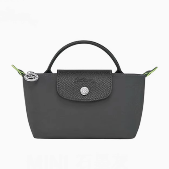 Longchamp ロンシャン ハンドル付きポーチ ブラック Longchamp ロンシャン ル プリアージュ オリジナル ハンドル付き