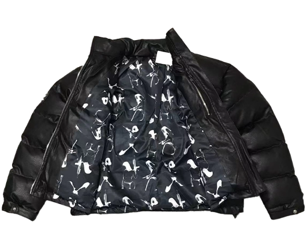 Thug Club ダウンジャケット Leather Puffer Jacket｜MIRISE