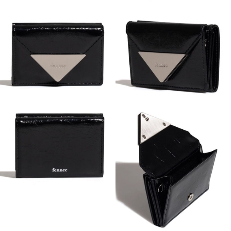 Fennec 折りたたみ財布 CRINKLE TRIANGLE TRIPLE WALLET カード