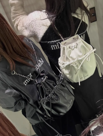 MATIN KIM リュックサック バックパック DRAW STRING RIBBON