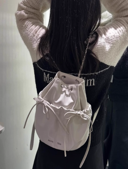 MATIN KIM リュックサック バックパック DRAW STRING RIBBON