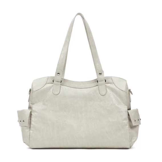 DEINET STUD POCKET BIG BAG バーガンディ DEINET デイネット トートバッグ (4色) STUD POCKET BIG BAG