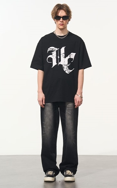 HARSH AND CRUEL ロゴプリント ベーシック Tシャツ｜MIRISE