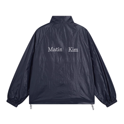 MATIN KIM コーティング ジャンパー LOGO COATING JUMPER
