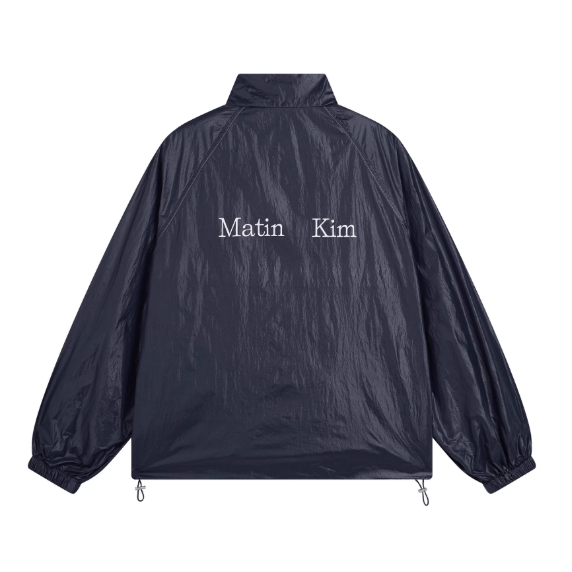 Matin kim マーティンキム ロゴコーティングジャンパー アウター MATIN KIM コーティング ジャンパー LOGO COATING JUMPER