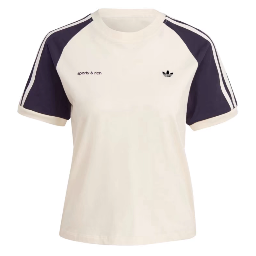 SPORTY & RICH ロゴTシャツ【関税込】 Mサイズ】adidas Sporty & Rich TEE Tシャツ(Adidas x Sporty