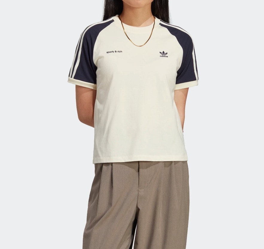 In5251 国内完売 adidas × sporty&rich 3-STRIPES SLIM TEE スリーストライプ Tシャツ IN5251 ...