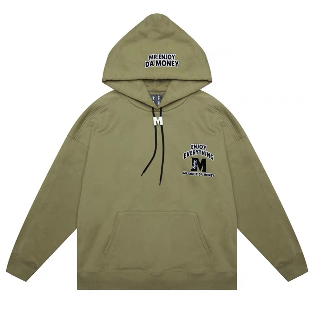 ENNJOY カーキ フーディ M ENNJOY カーキ フーディ M