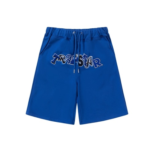 【レア】 TRAPSTAR トラップスター　ハーフパンツ　バスケパンツ　青 Trapstar London 2024SS SHORTS SET セットアップ ハーフスリーブ